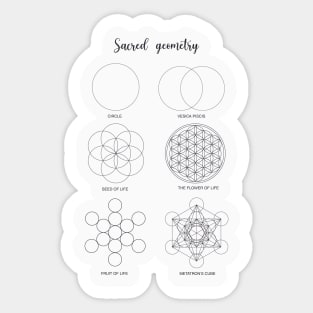 Sacred geometry Sticker